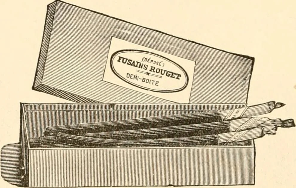 An illustration from Illustrated catalogue and price list of artists' materials, gold points, bronze powders, metallics, metal leaf,, 1897, leaf 137