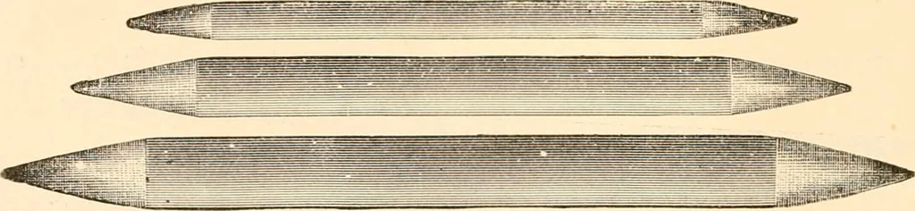 An illustration from Illustrated catalogue and price list of artists' materials, gold points, bronze powders, metallics, metal leaf,, 1897, leaf 141