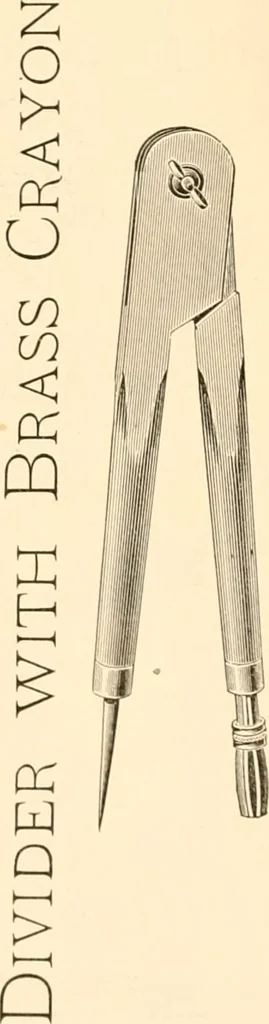 An illustration from Illustrated catalogue and price list of artists' materials, gold points, bronze powders, metallics, metal leaf,, 1897, leaf 157