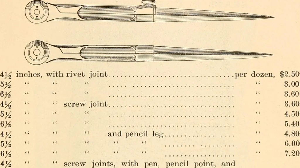 An illustration from Illustrated catalogue and price list of artists' materials, gold points, bronze powders, metallics, metal leaf,, 1897, leaf 158