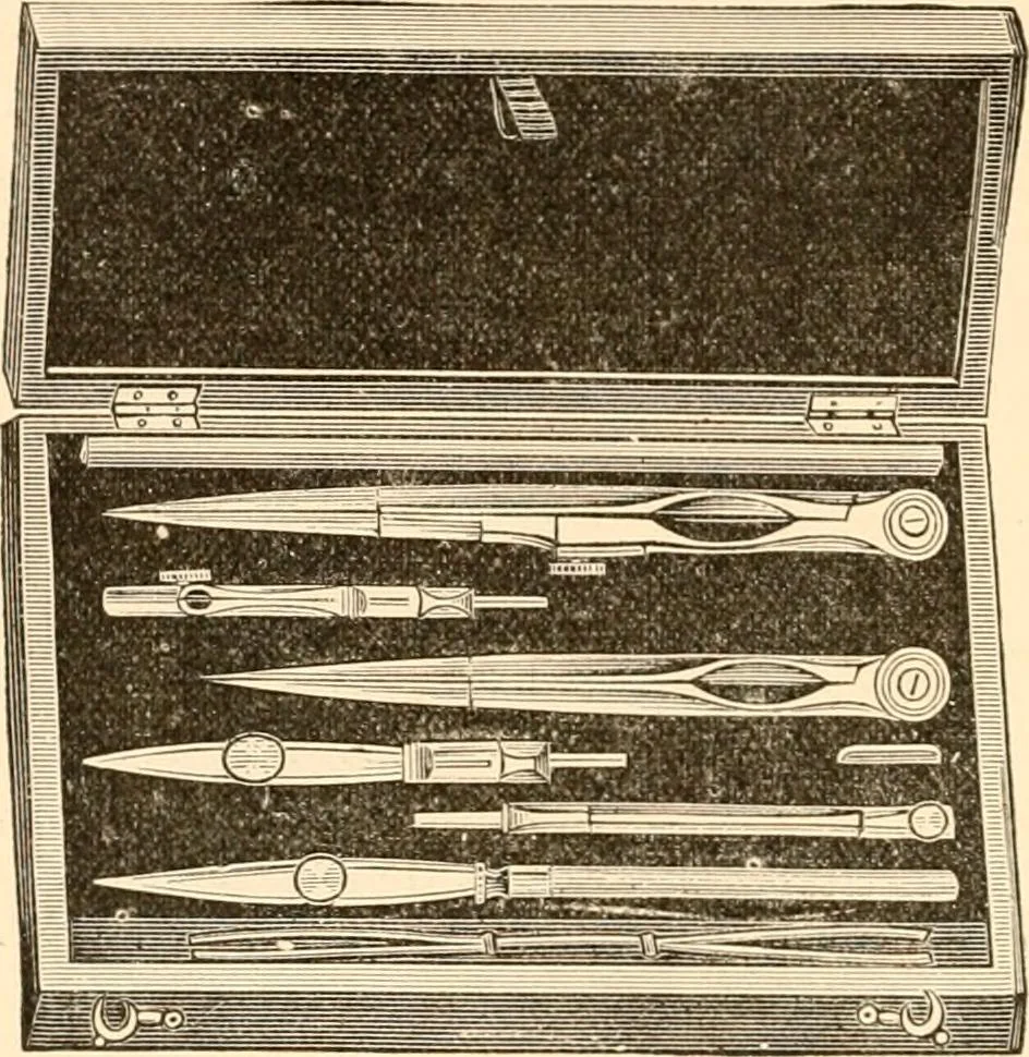 An illustration from Illustrated catalogue and price list of artists' materials, gold points, bronze powders, metallics, metal leaf,, 1897, leaf 159