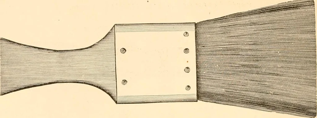 An illustration from Illustrated catalogue and price list of artists' materials, gold points, bronze powders, metallics, metal leaf,, 1897, leaf 169