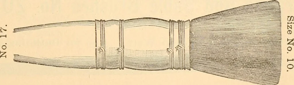 An illustration from Illustrated catalogue and price list of artists' materials, gold points, bronze powders, metallics, metal leaf,, 1897, leaf 170