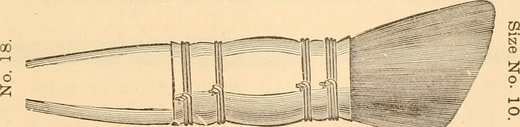 An illustration from Illustrated catalogue and price list of artists' materials, gold points, bronze powders, metallics, metal leaf,, 1897, leaf 170