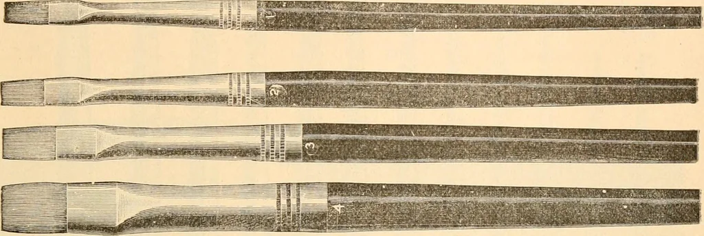 An illustration from Illustrated catalogue and price list of artists' materials, gold points, bronze powders, metallics, metal leaf,, 1897, leaf 172