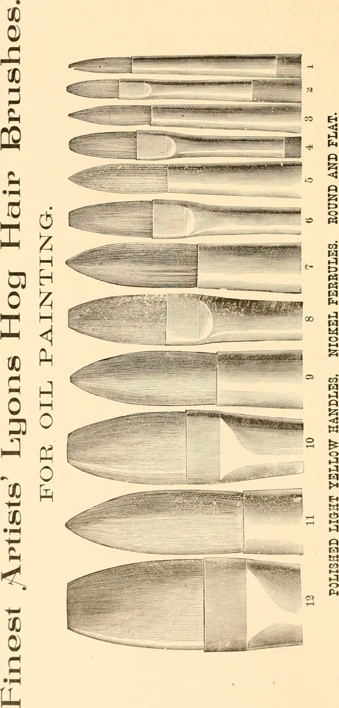 An illustration from Illustrated catalogue and price list of artists' materials, gold points, bronze powders, metallics, metal leaf,, 1897, leaf 177