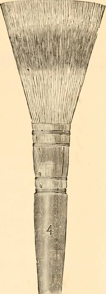 An illustration from Illustrated catalogue and price list of artists' materials, gold points, bronze powders, metallics, metal leaf,, 1897, leaf 185