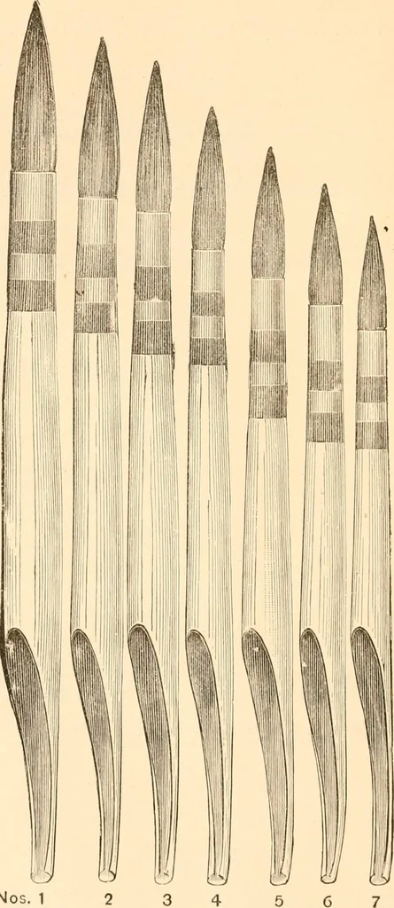An illustration from Illustrated catalogue and price list of artists' materials, gold points, bronze powders, metallics, metal leaf,, 1897, leaf 187