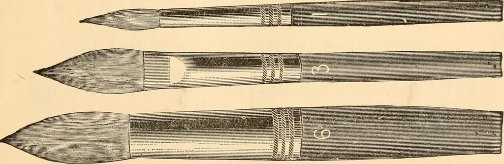 An illustration from Illustrated catalogue and price list of artists' materials, gold points, bronze powders, metallics, metal leaf,, 1897, leaf 188