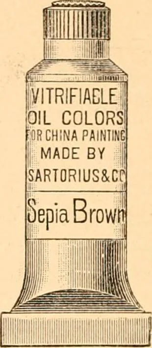 An illustration from Illustrated catalogue and price list of artists' materials, gold points, bronze powders, metallics, metal leaf,, 1897, leaf 19