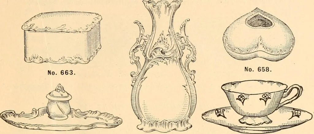An illustration from Illustrated catalogue and price list of artists' materials, gold points, bronze powders, metallics, metal leaf,, 1897, leaf 210