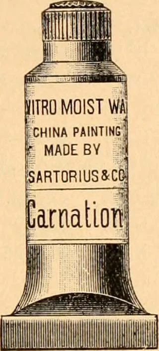 An illustration from Illustrated catalogue and price list of artists' materials, gold points, bronze powders, metallics, metal leaf,, 1897, leaf 24
