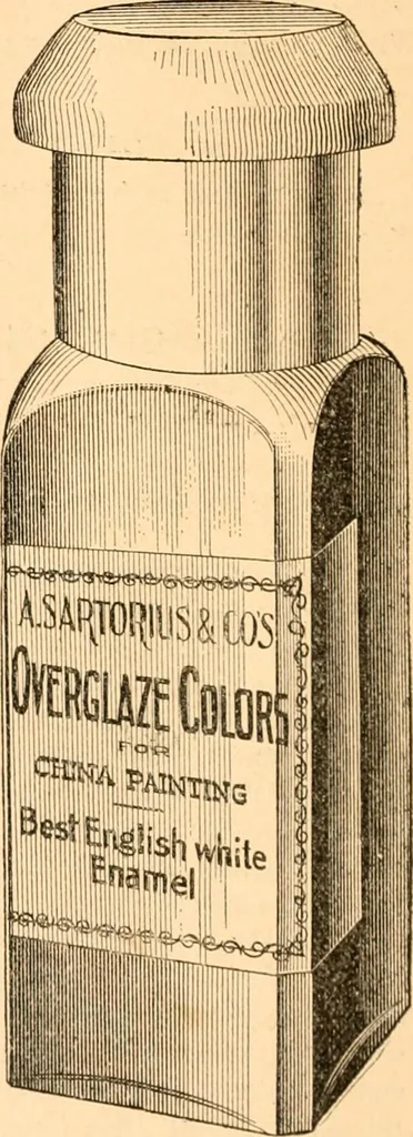 An illustration from Illustrated catalogue and price list of artists' materials, gold points, bronze powders, metallics, metal leaf,, 1897, leaf 27