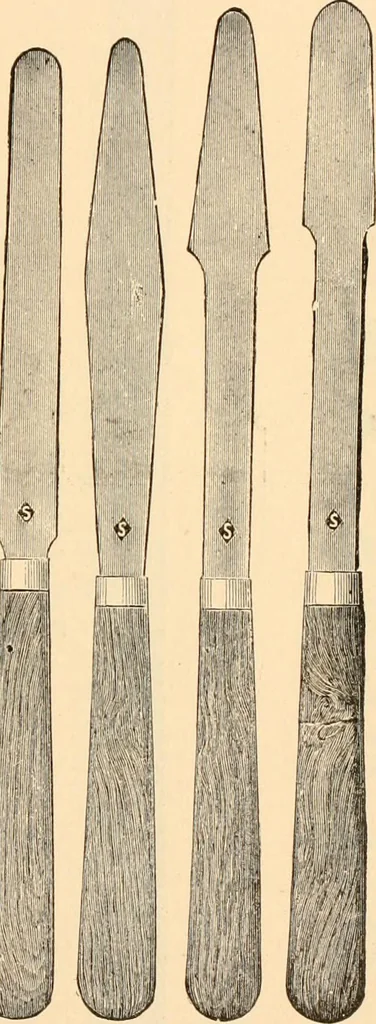 An illustration from Illustrated catalogue and price list of artists' materials, gold points, bronze powders, metallics, metal leaf,, 1897, leaf 68