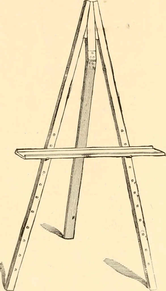 An illustration from Illustrated catalogue and price list of artists' materials, gold points, bronze powders, metallics, metal leaf,, 1897, leaf 95