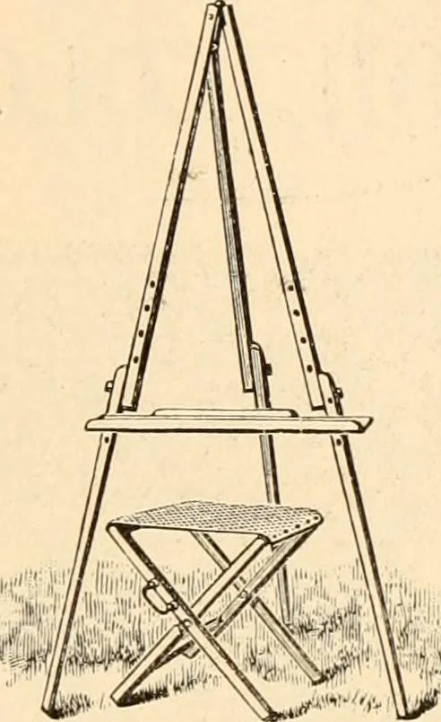 An illustration from Illustrated catalogue and price list of artists' materials, gold points, bronze powders, metallics, metal leaf,, 1897, leaf 96