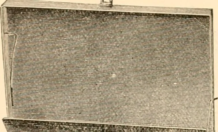 An illustration from Illustrated catalogue and price list of artists' materials, gold points, bronze powders, metallics, metal leaf,, 1897, leaf 99