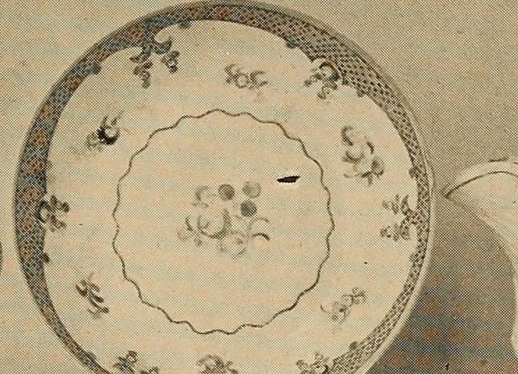 An illustration from Illustrated catalogue of China, pottery, porcelains and glass. To be sold at public sale December 10 and 11, 1917, 1917, leaf 26