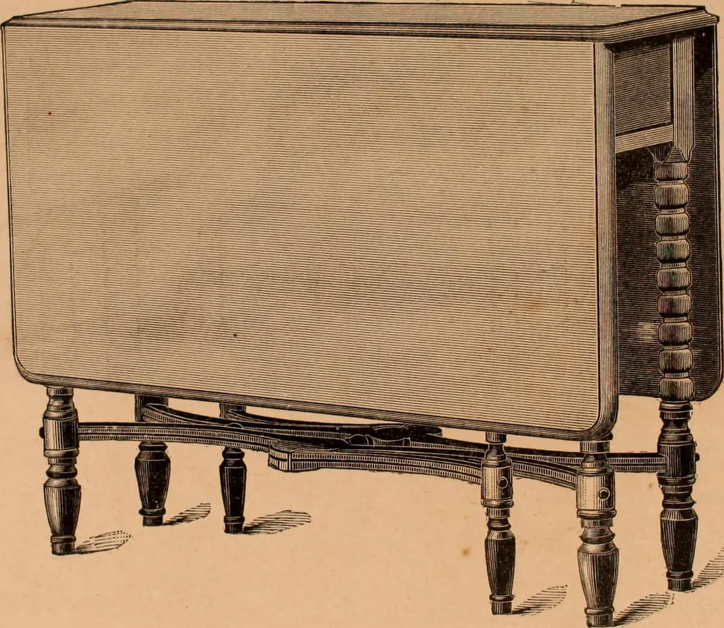 An illustration from Illustrated catalogue of Bardwell, Anderson & Company, manufacturers of tables and desks for the trade only, 1887, leaf 19