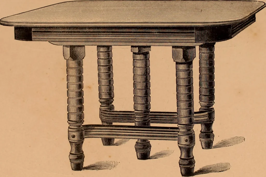 An illustration from Illustrated catalogue of Bardwell, Anderson & Company, manufacturers of tables and desks for the trade only, 1887, leaf 20