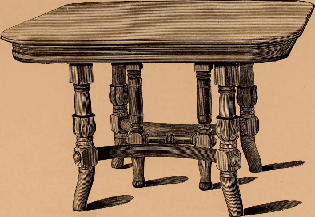 An illustration from Illustrated catalogue of Bardwell, Anderson & Company, manufacturers of tables and desks for the trade only, 1887, leaf 21