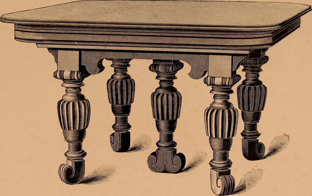 An illustration from Illustrated catalogue of Bardwell, Anderson & Company, manufacturers of tables and desks for the trade only, 1887, leaf 24