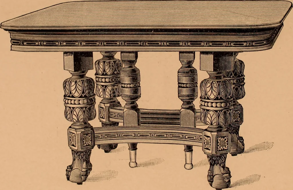 An illustration from Illustrated catalogue of Bardwell, Anderson & Company, manufacturers of tables and desks for the trade only, 1887, leaf 27