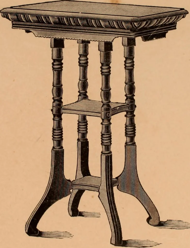 An illustration from Illustrated catalogue of Bardwell, Anderson & Company, manufacturers of tables and desks for the trade only, 1887, leaf 34