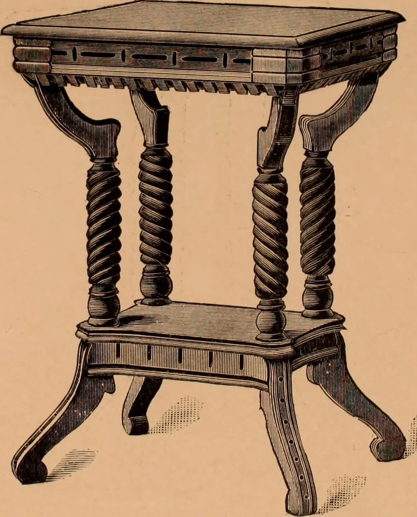 An illustration from Illustrated catalogue of Bardwell, Anderson & Company, manufacturers of tables and desks for the trade only, 1887, leaf 35