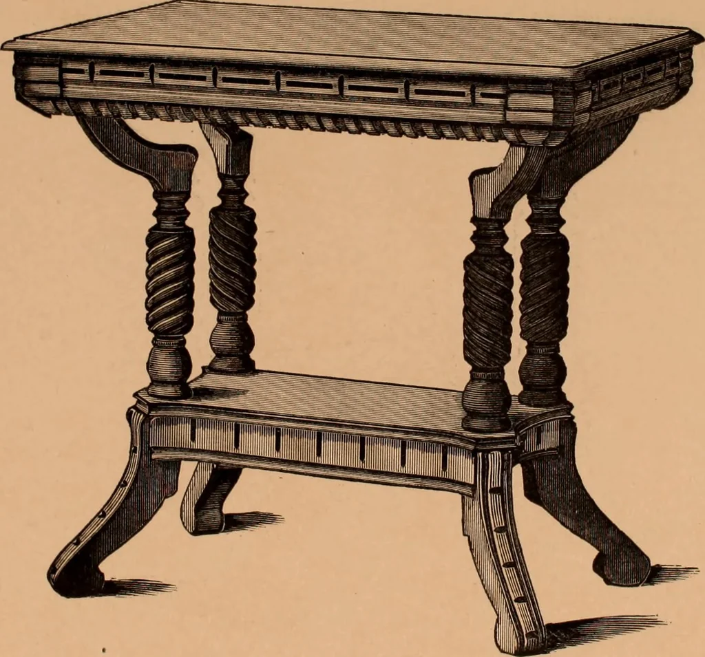 An illustration from Illustrated catalogue of Bardwell, Anderson & Company, manufacturers of tables and desks for the trade only, 1887, leaf 40