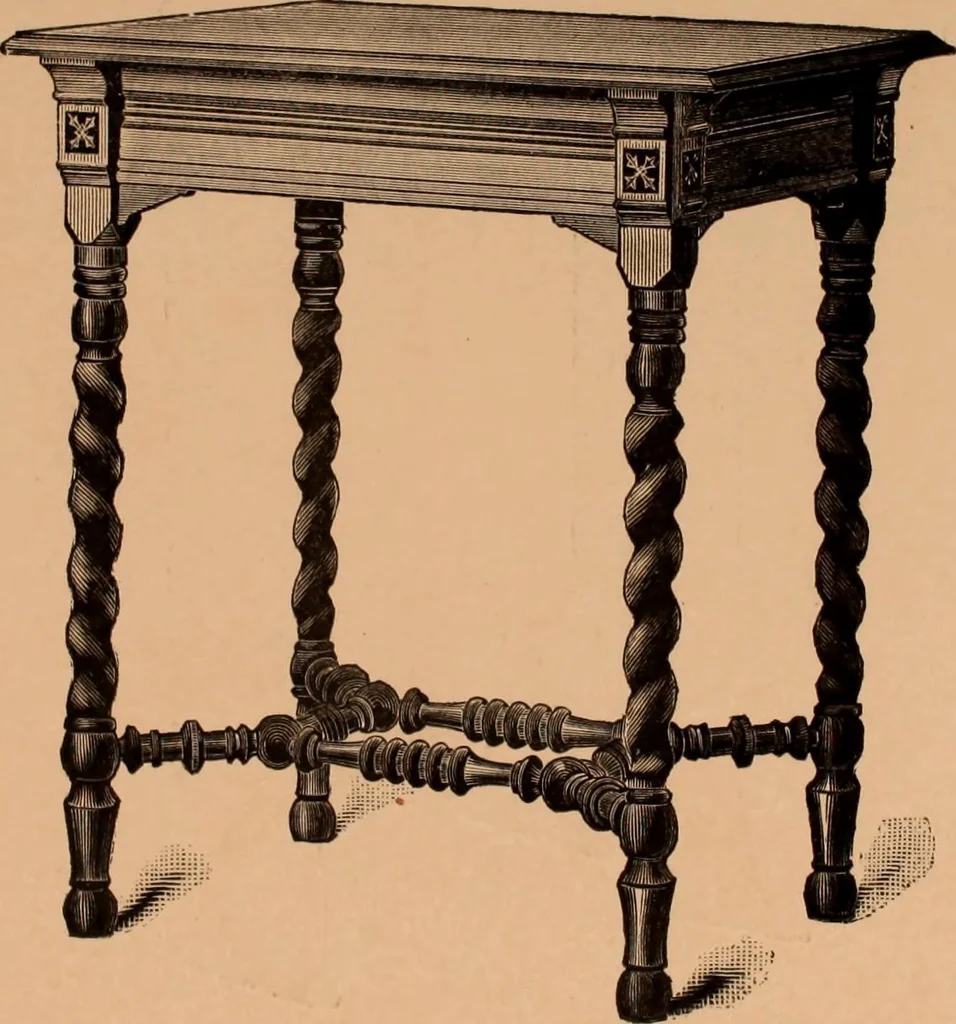An illustration from Illustrated catalogue of Bardwell, Anderson & Company, manufacturers of tables and desks for the trade only, 1887, leaf 44