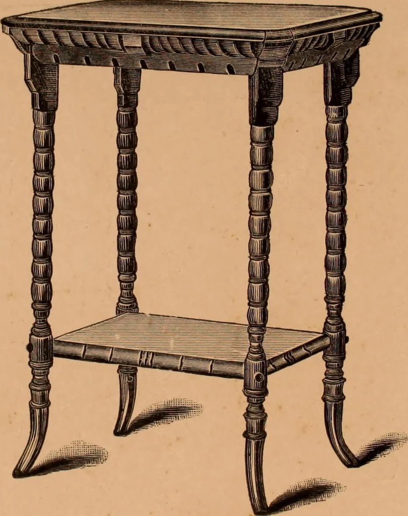 An illustration from Illustrated catalogue of Bardwell, Anderson & Company, manufacturers of tables and desks for the trade only, 1887, leaf 45