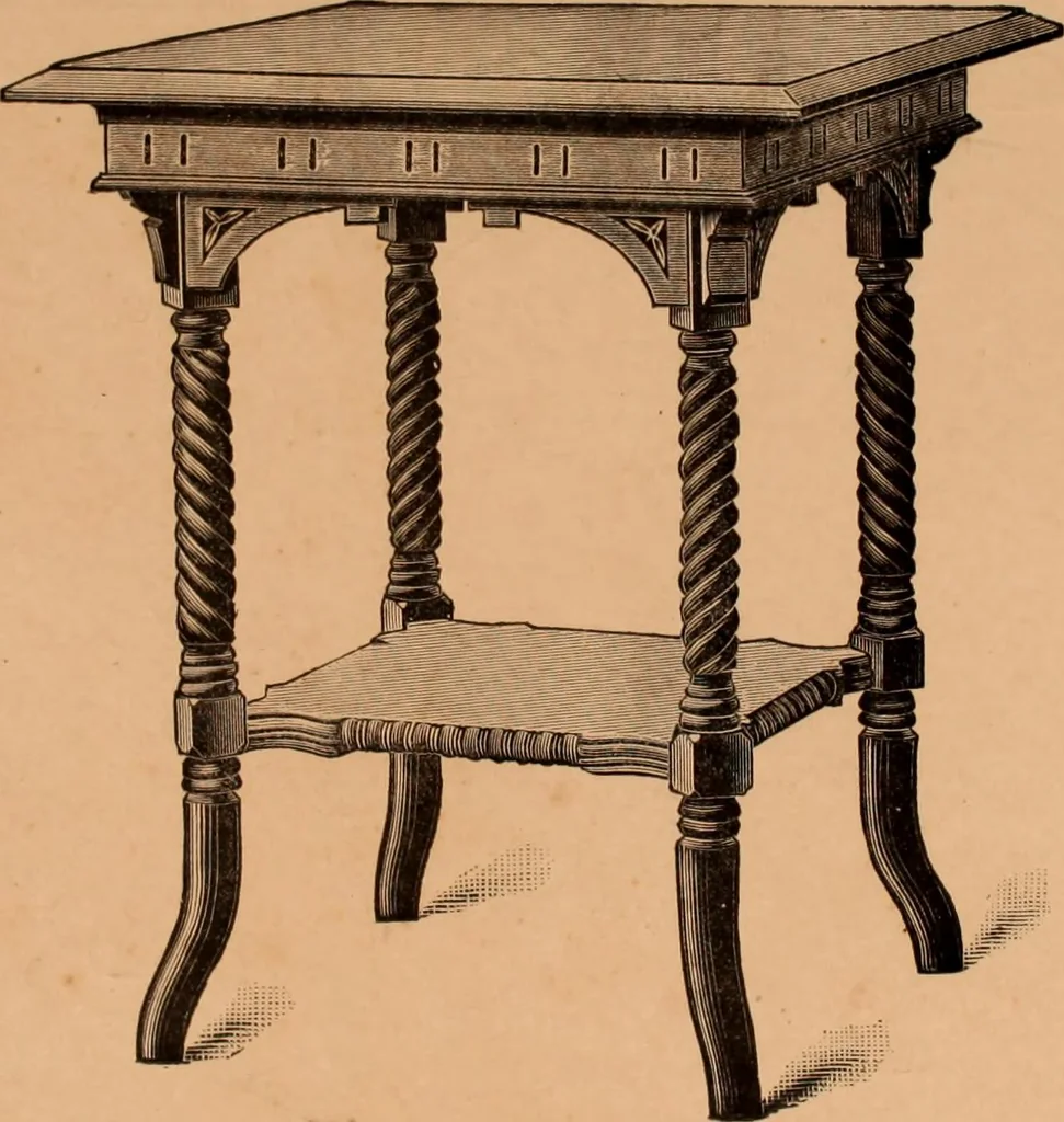 An illustration from Illustrated catalogue of Bardwell, Anderson & Company, manufacturers of tables and desks for the trade only, 1887, leaf 46