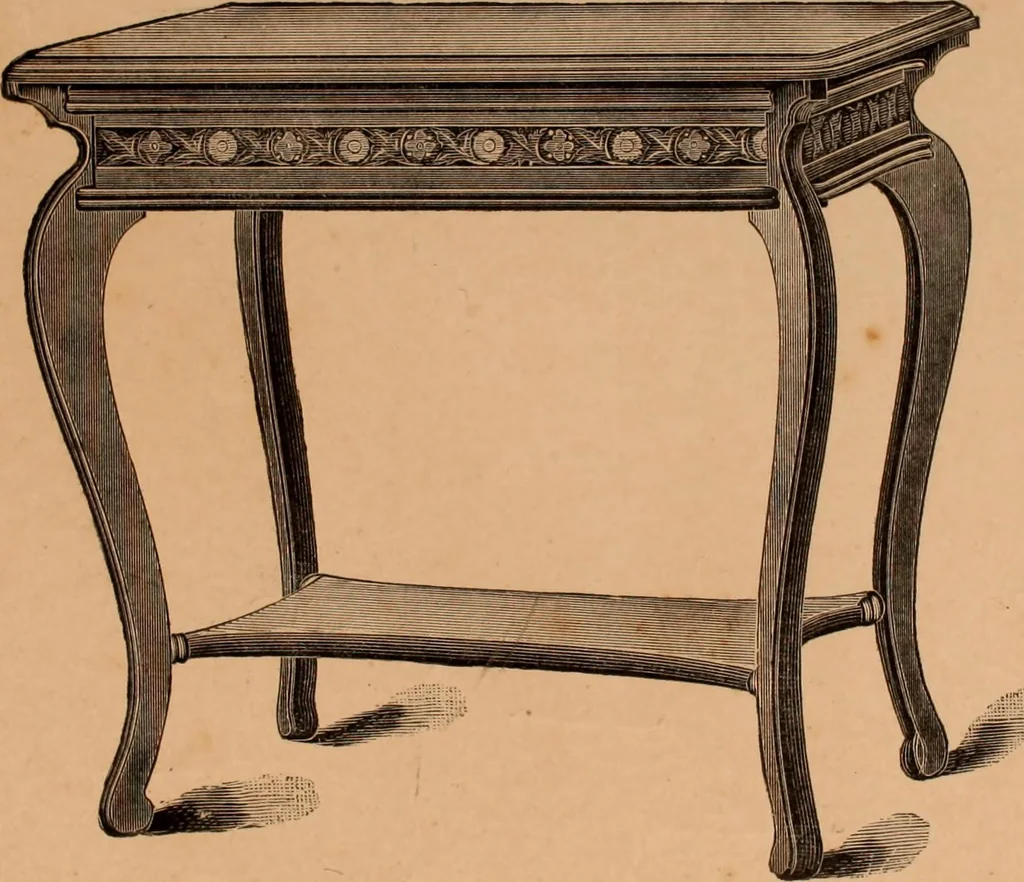 An illustration from Illustrated catalogue of Bardwell, Anderson & Company, manufacturers of tables and desks for the trade only, 1887, leaf 48