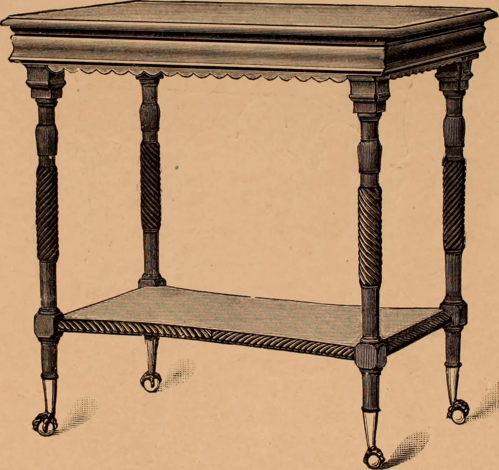 An illustration from Illustrated catalogue of Bardwell, Anderson & Company, manufacturers of tables and desks for the trade only, 1887, leaf 51