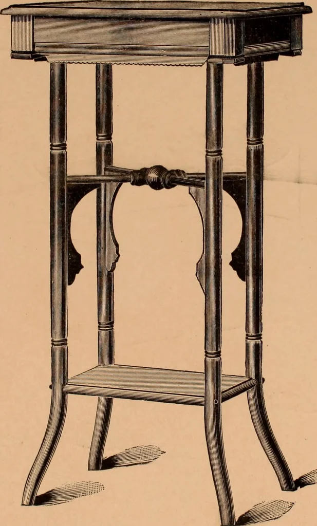 An illustration from Illustrated catalogue of Bardwell, Anderson & Company, manufacturers of tables and desks for the trade only, 1887, leaf 60