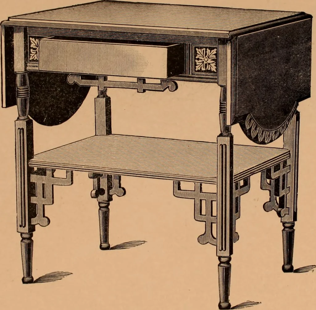 An illustration from Illustrated catalogue of Bardwell, Anderson & Company, manufacturers of tables and desks for the trade only, 1887, leaf 62