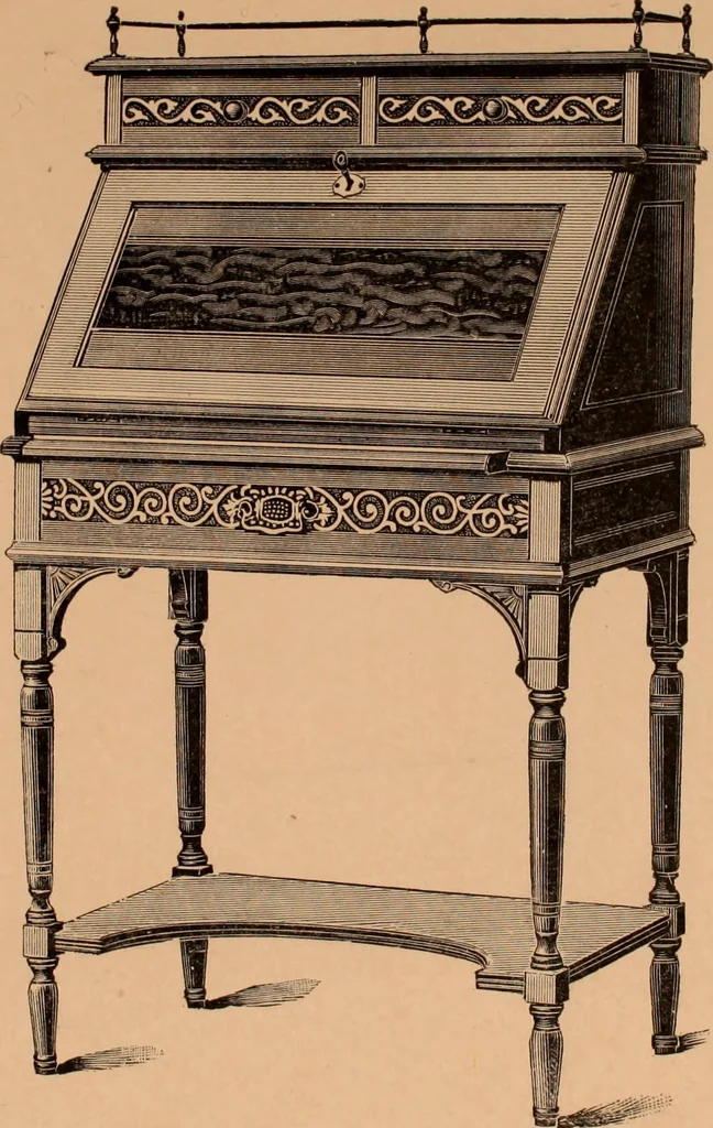 An illustration from Illustrated catalogue of Bardwell, Anderson & Company, manufacturers of tables and desks for the trade only, 1887, leaf 64