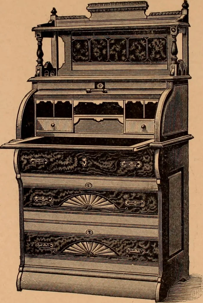 An illustration from Illustrated catalogue of Bardwell, Anderson & Company, manufacturers of tables and desks for the trade only, 1887, leaf 73