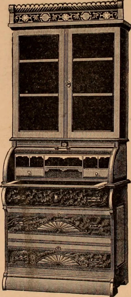An illustration from Illustrated catalogue of Bardwell, Anderson & Company, manufacturers of tables and desks for the trade only, 1887, leaf 75