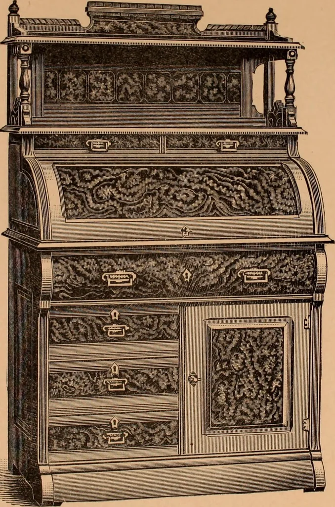 An illustration from Illustrated catalogue of Bardwell, Anderson & Company, manufacturers of tables and desks for the trade only, 1887, leaf 78