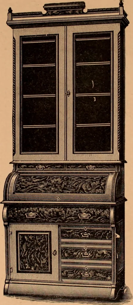 An illustration from Illustrated catalogue of Bardwell, Anderson & Company, manufacturers of tables and desks for the trade only, 1887, leaf 80