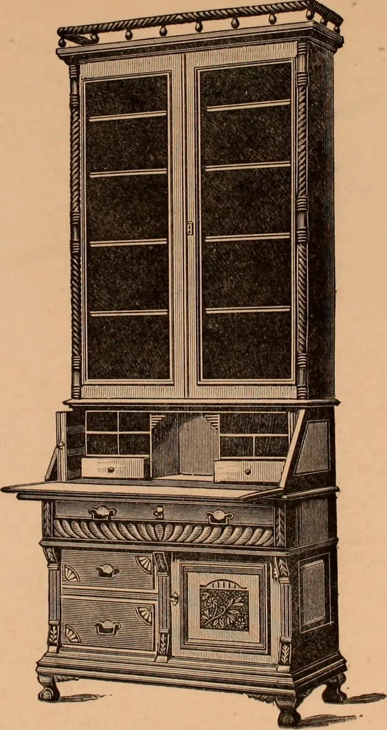 An illustration from Illustrated catalogue of Bardwell, Anderson & Company, manufacturers of tables and desks for the trade only, 1887, leaf 85