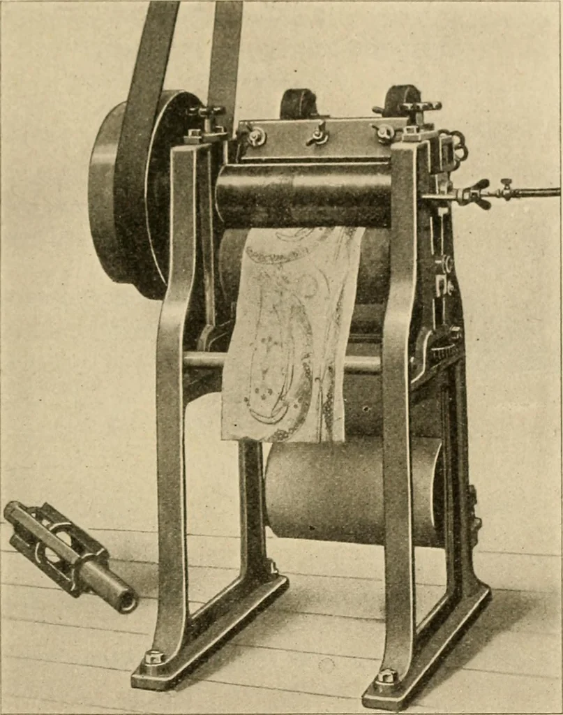 An illustration from Illustrated catalogue and price list of colors and materials for decorating china, earthenware, glass, enamelled iron, etc. : oxides and chemicals / imported and manufactured by B. F. Drakenfeld & Co., 1914, leaf 106