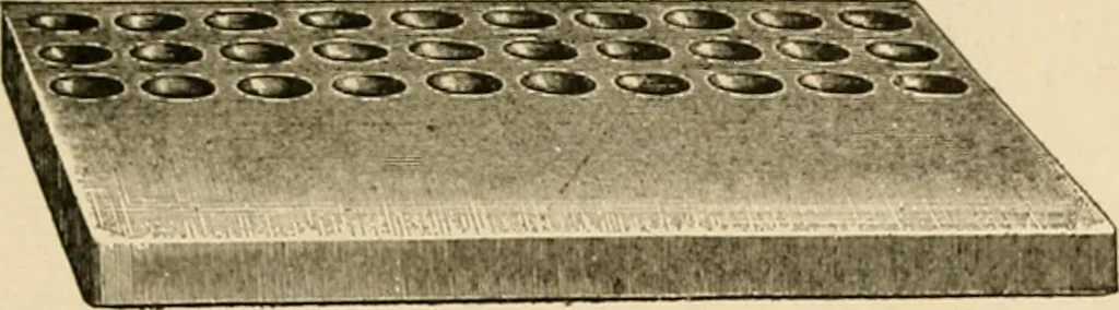 An illustration from Illustrated catalogue and price list of colors and materials for decorating china, earthenware, glass, enamelled iron, etc. : oxides and chemicals / imported and manufactured by B. F. Drakenfeld & Co., 1914, leaf 122