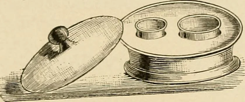An illustration from Illustrated catalogue and price list of colors and materials for decorating china, earthenware, glass, enamelled iron, etc. : oxides and chemicals / imported and manufactured by B. F. Drakenfeld & Co., 1914, leaf 122