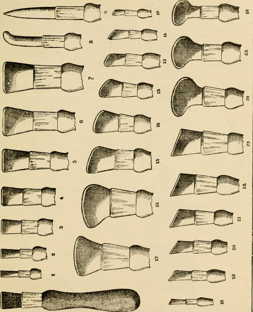 An illustration from Illustrated catalogue and price list of colors and materials for decorating china, earthenware, glass, enamelled iron, etc. : oxides and chemicals / imported and manufactured by B. F. Drakenfeld & Co., 1914, leaf 126