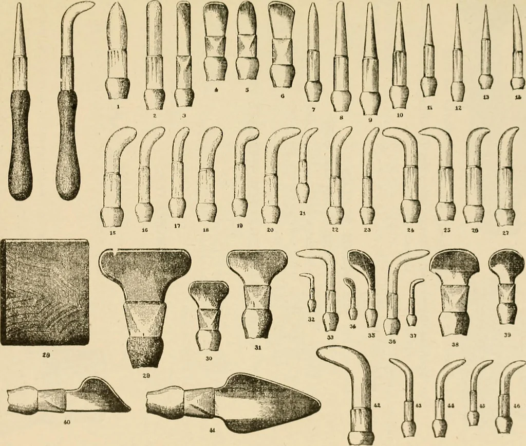 An illustration from Illustrated catalogue and price list of colors and materials for decorating china, earthenware, glass, enamelled iron, etc. : oxides and chemicals / imported and manufactured by B. F. Drakenfeld & Co., 1914, leaf 128
