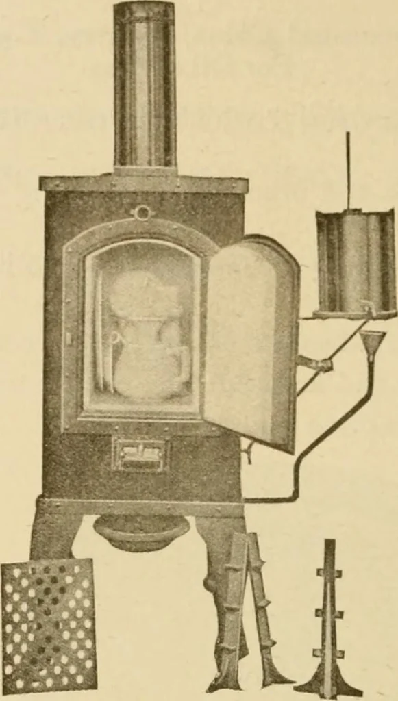 An illustration from Illustrated catalogue and price list of colors and materials for decorating china, earthenware, glass, enamelled iron, etc. : oxides and chemicals / imported and manufactured by B. F. Drakenfeld & Co., 1914, leaf 137
