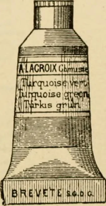 An illustration from Illustrated catalogue and price list of colors and materials for decorating china, earthenware, glass, enamelled iron, etc. : oxides and chemicals / imported and manufactured by B. F. Drakenfeld & Co., 1914, leaf 37